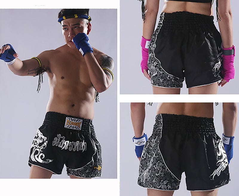 FLUORY Muay Thai Fight Shorts,MMA Shorts Clothing Training Cage Fighting Grappling Martial Arts Kickboxing Shorts Clothing - Image 3